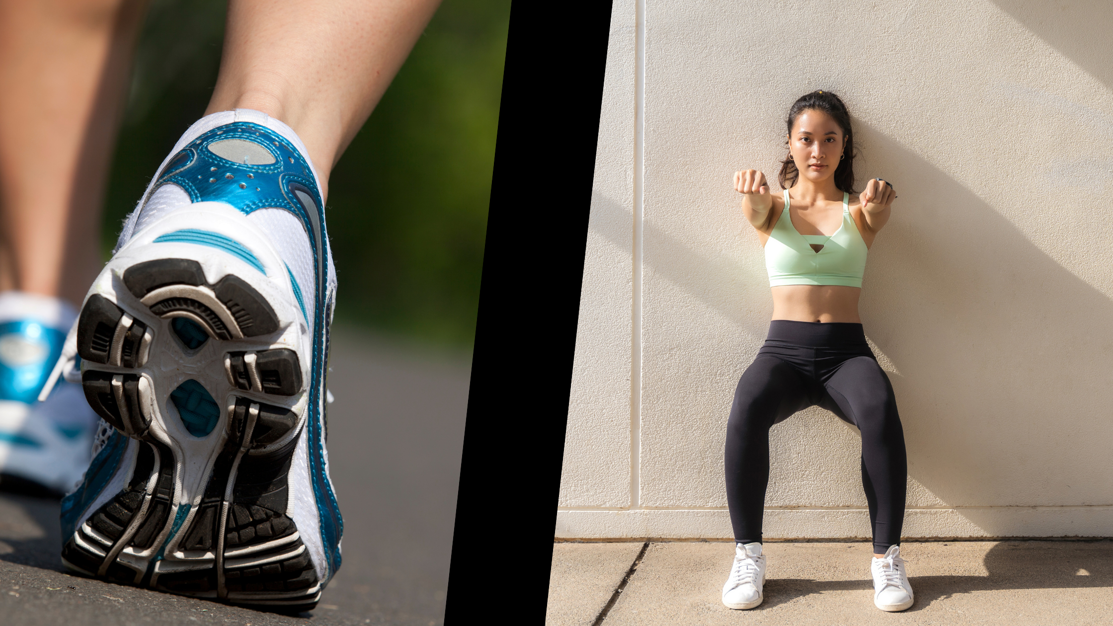 walking vs wall sit